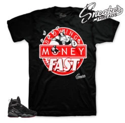 Retro 8 Cement Blowing Money Fast Shirt