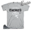 Retro 8 Cool Grey Enemies Shirt -Sneaker Threads Shop jordan 8 cool grey tees