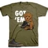 Retro 9 Olive Got Em Shirt -Sneaker Threads Shop jordan 9 olive shirt