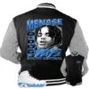 Retro 9 Powder Blue Nineties Jacket -Sneaker Threads Shop jordan 9 powder blue jackets match