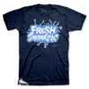 Retro 9 University Blue All Star Fresh Sneakers Shirt -Sneaker Threads Shop jordan 9 unc all star tee