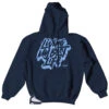 Retro 9 University Blue All Star Livin Life Hoody -Sneaker Threads Shop jordan 9 unc hoodies match