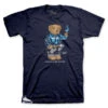 Retro 9 University Blue All Star Cheers Bear Shirt -Sneaker Threads Shop jordan 9 unc navy sneaker tees match retro 9