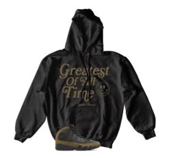 Retro 9 Olive Goat Hoody