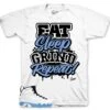 Retro 9 Powder Blue Daily Routine Shirt -Sneaker Threads Shop jordan 9s powder blue sneaker shirts