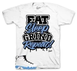 Retro 9 Powder Blue Daily Routine Shirt