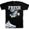 Retro 6 University Blue Fresh Kicks Shirt -Sneaker Threads Shop jordanS 6 unc sneaker tees
