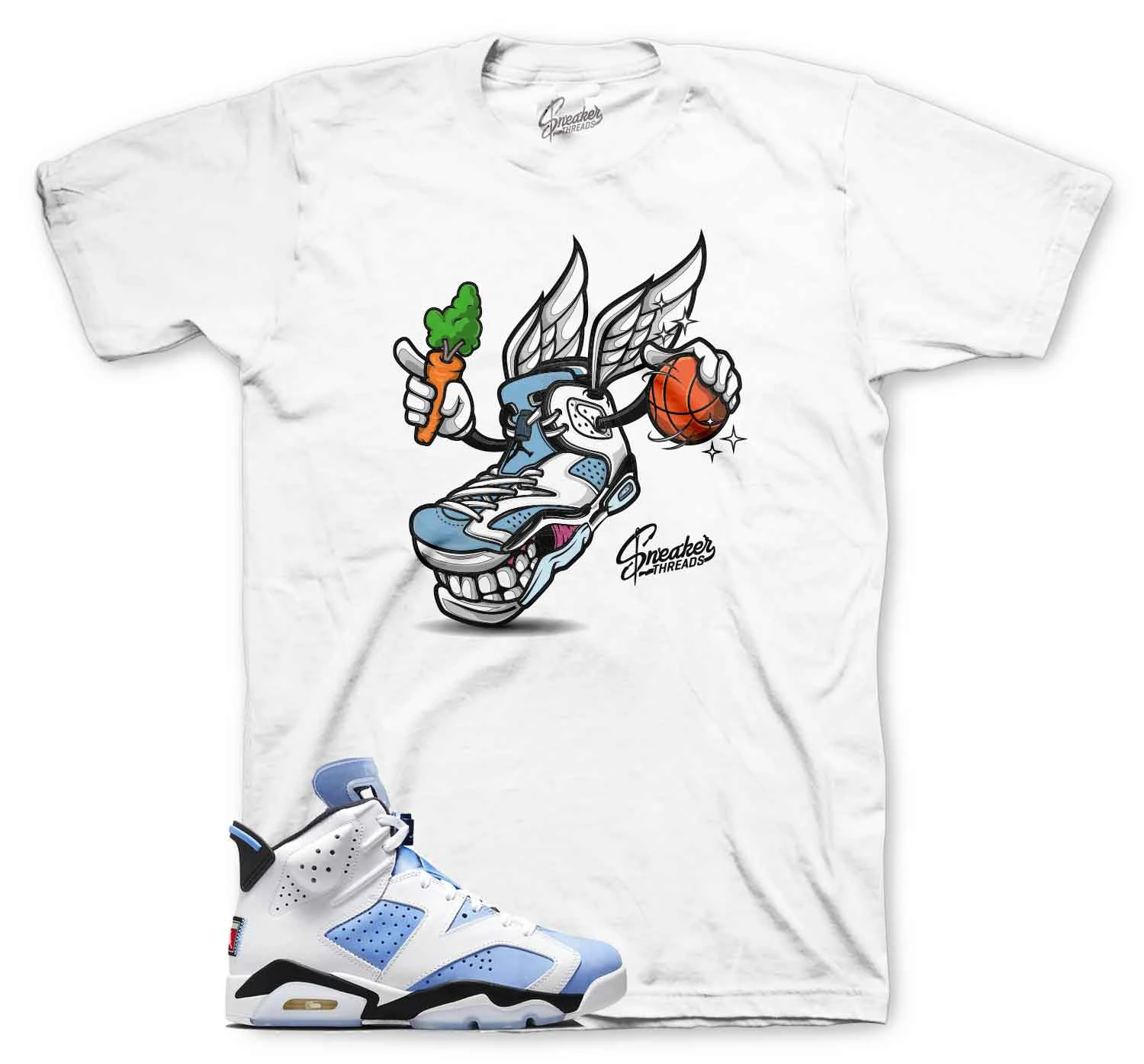 Retro 6 University Blue Fly Kicks Shirt 3 Retro 6 University Blue Fly Kicks Shirt