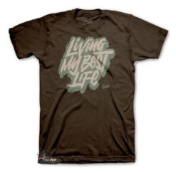 Retro 10 Woodland Camo Living Life Shirt
