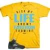 Retro 5 Aqua My Life Shirt -Sneaker Threads Shop jordans 5s aqua shirt 1