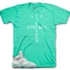 Retro 6 Mint Foam Scribble Shirt