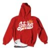 Retro 7 Cardinal ST Crown Hoody -Sneaker Threads Shop jordans 7 cardinal sneaker hoody