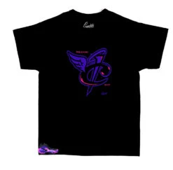 Kids - Foam Purple Camo Heaven Cent Shirt