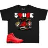 Kids - Chile Red 9Spicy Shirt 2 Kids - Chile Red 9Spicy Shirt -Sneaker Threads Shop kids Jordan 9 chile red sneaker shirts