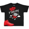 Kids - Chile Red 9Money Over Love Shirt 2 Kids - Chile Red 9Money Over Love Shirt -Sneaker Threads Shop kids Jordan 9s chile red sneaker shirt