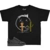 Kids - Black Phantom 1 ST Cactus Shirt 2 Kids - Black Phantom 1 ST Cactus Shirt -Sneaker Threads Shop kids jordan 1 travis scott tee