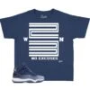 Kids - Midnight Navy 11 Win Shirt -Sneaker Threads Shop kids jordan 11 midnght navy tees