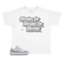 Kids - Cement Grey 11 Blessings Shirt
