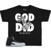 Kids- Wolf Grey 12 God Did Shirt -Sneaker Threads Shop kids jordan 12 wolf grey shirts
