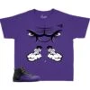 Kids - Field Purple 12 Raging Face Shirt -Sneaker Threads Shop kids jordan 12s field purple shirt match