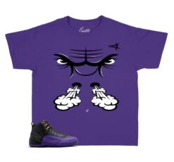 Kids - Field Purple 12 Raging Face Shirt