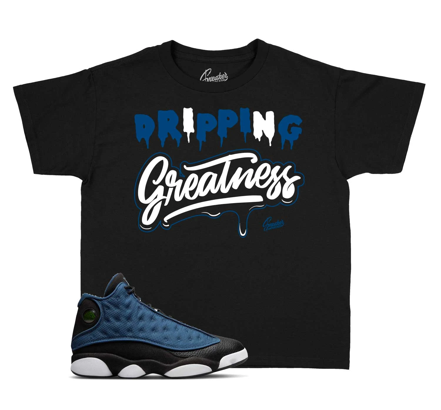 Kids - Navy 13 Drip Greatness Shirt 3 Kids - Navy 13 Drip Greatness Shirt