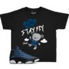 Kids - Navy 13 Money Over Love Shirt -Sneaker Threads Shop kids jordan 13s navy sneaker shirts