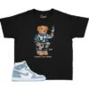 Kids - Denim 1 Cheers Bear Shirt 2 Kids - Denim 1 Cheers Bear Shirt -Sneaker Threads Shop kids jordan 1s denim sneaker tees