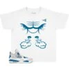Kids - Industrial Blue 4 Raging Face Shirt -Sneaker Threads Shop kids jordan 4 sindustrial blue shirts