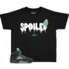 Kids -Aqua 5 Spoiled Shirt 1 Kids -Aqua 5 Spoiled Shirt -Sneaker Threads Shop kids jordan 5s aqua tees