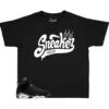 Kids - Metallic Silver 6 ST Crown Shirt -Sneaker Threads Shop kids jordan 6 metallic silver shirts