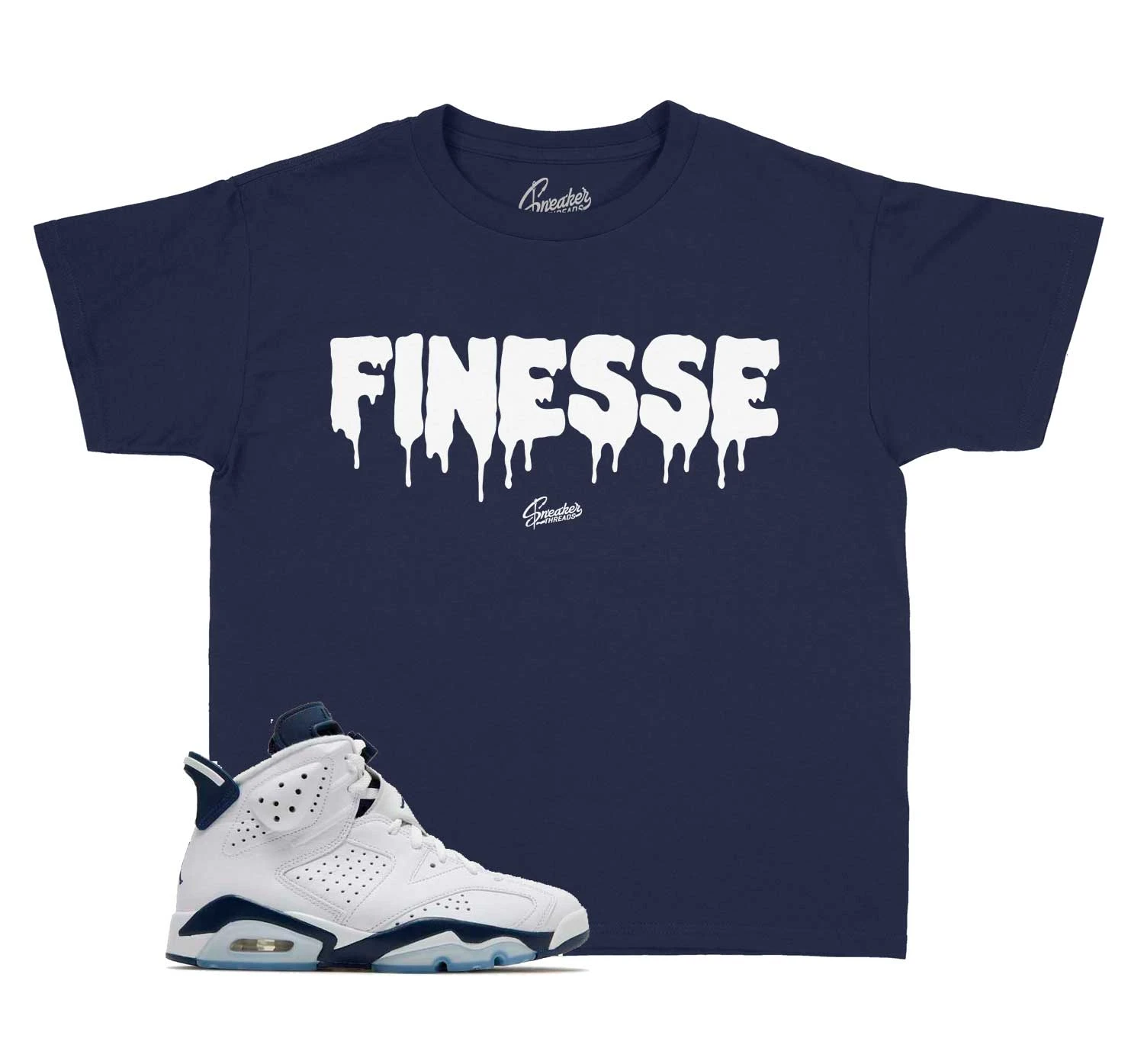 Kids - Midnight Navy 6 Finesse Shirt 3 Kids - Midnight Navy 6 Finesse Shirt