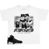 Kids - Metallic Silver 6 No New Friends Shirt