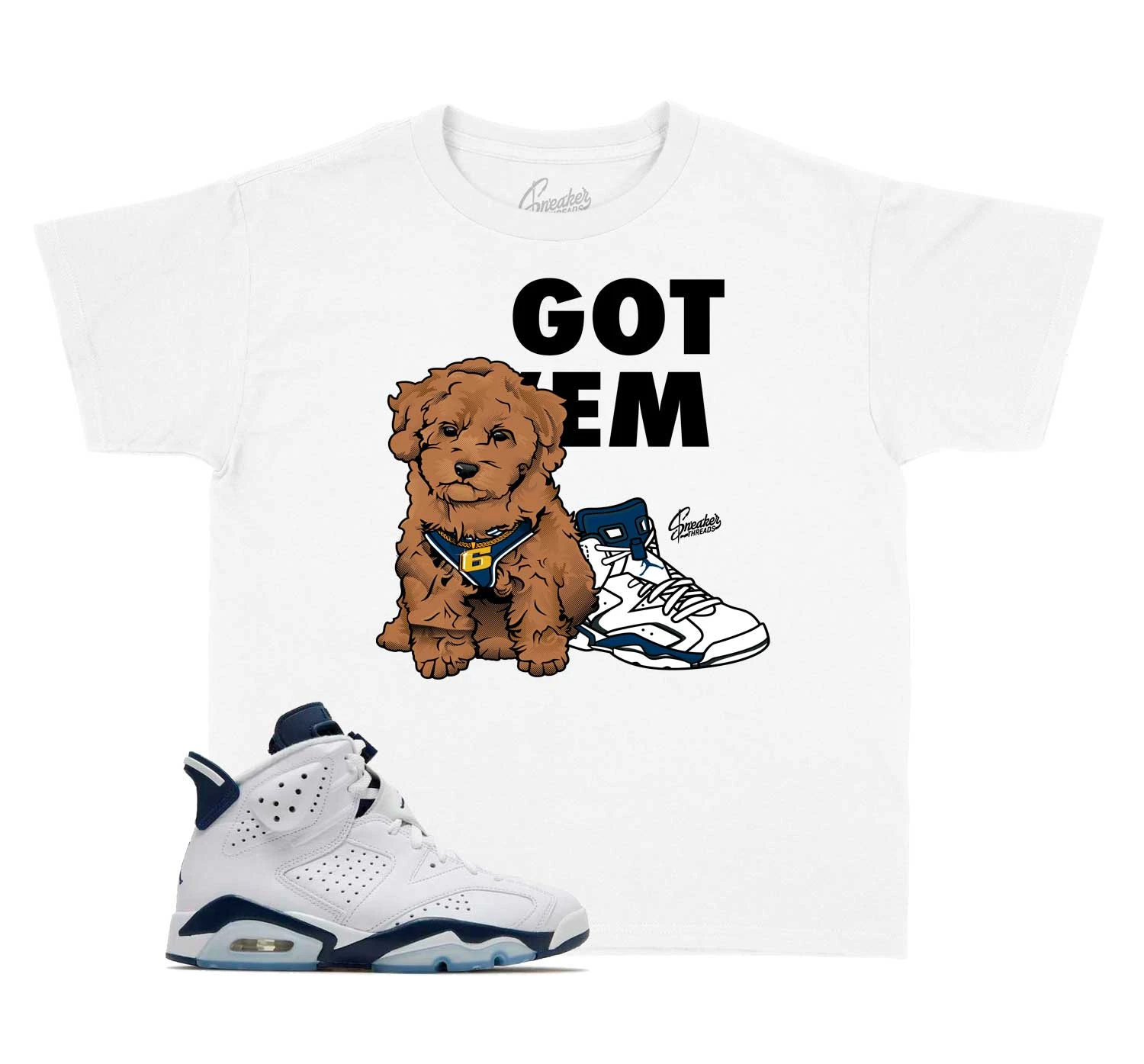 Kids - Midnight Navy 6 Got Em Shirt 3 Kids - Midnight Navy 6 Got Em Shirt