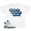 Kids - Midnight Navy 6 Blessings Shirt 1 Kids - Midnight Navy 6 Blessings Shirt -Sneaker Threads Shop kids jordan 6s midnight navy sneaker tees
