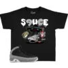 Kids - Particle Grey 9 Sauce Kicks Shirt 1 Kids - Particle Grey 9 Sauce Kicks Shirt -Sneaker Threads Shop kids jordan 9 particle grey sneaker tee