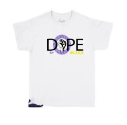 Kids -Retro 13 Court Purple DPE Kid Shirt