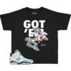 Kids - Uni Blue 6 Got Em Shirt 1 Kids - Uni Blue 6 Got Em Shirt -Sneaker Threads Shop kids sneaker shirts