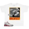 Kids - Retro 3 Cardinal Red Greatest Shirt 2 Kids - Retro 3 Cardinal Red Greatest Shirt -Sneaker Threads Shop kids sneaker tee