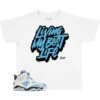 Kids - Uni Blue 6 Living My Best Life Shirt -Sneaker Threads Shop kids sneaker tees match