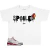 Kids - Retro 3 Cardinal Red Spoiled Shirt -Sneaker Threads Shop kids sneaker tees spoiled