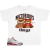 Kids - Retro 3 Cardinal Red Thug Bears Shirt -Sneaker Threads Shop kids sneaker tees thug bears