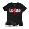 Womens - Retro 11 72-10 Loser Lover Shirt -Sneaker Threads Shop ladies Jordan 11 72 10 sneaker tee