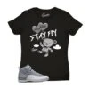Womens - Stealth 12 Money Over Love Shirt 1 Womens - Stealth 12 Money Over Love Shirt -Sneaker Threads Shop ladies jordan 12 stealth sneaker tee