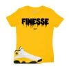 Womens -Del Sol 13 Finesse Shirt -Sneaker Threads Shop ladies jordan 13s del sol sneaker shirt