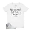 Womens - Cement Grey 2 Goat Shirt -Sneaker Threads Shop ladies jordan 2 cement grey tees