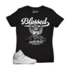 Womens - Cement Grey 2 Blessed Angel Shirt -Sneaker Threads Shop ladies jordan 2s cement grey shirt