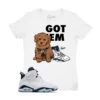 Womens - Midnight Navy 6 Got Em Shirt 2 Womens - Midnight Navy 6 Got Em Shirt -Sneaker Threads Shop ladies jordan 6 midnight navy sneaker shirt