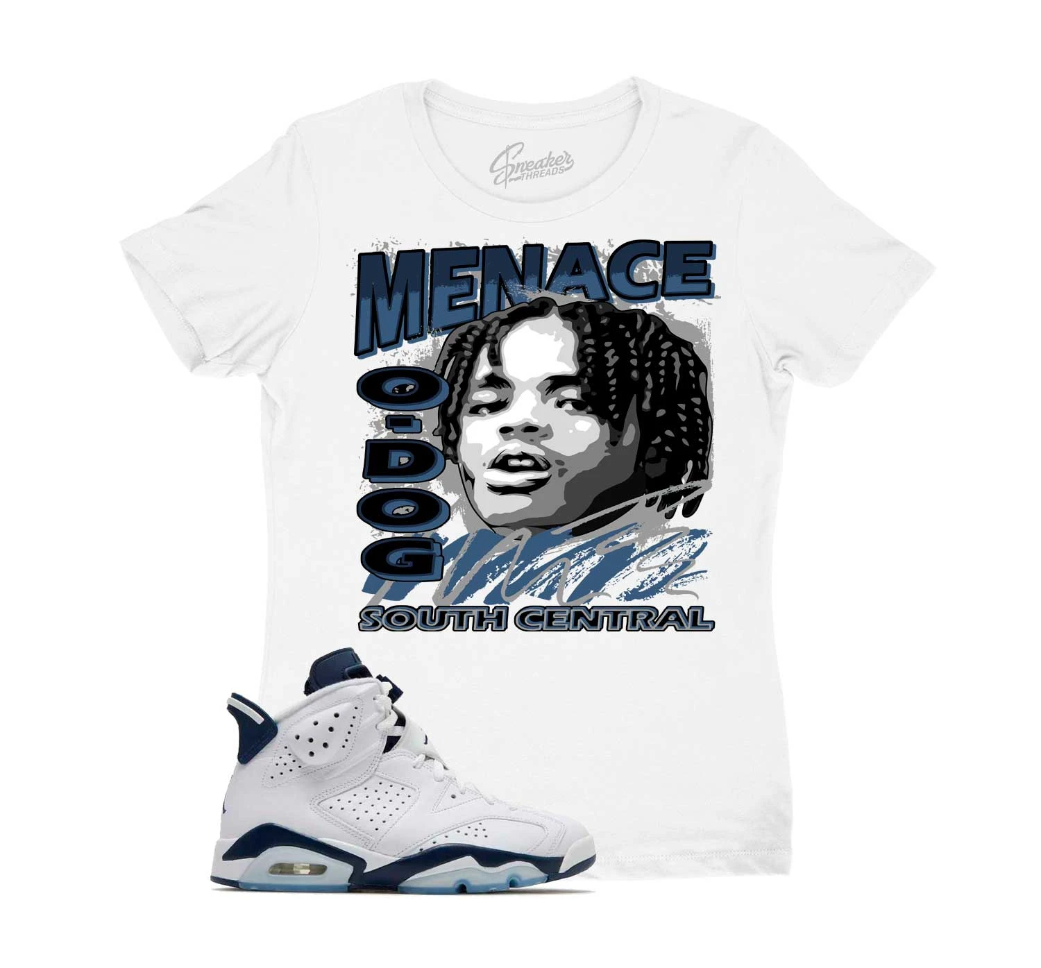 Womens - Midnight Navy 6 Nineties Shirt 3 Womens - Midnight Navy 6 Nineties Shirt