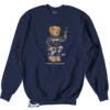 Midnight Navy 3 Cheers Bear Sweater -Sneaker Threads Shop lebron 3 midnight navy crewnecks